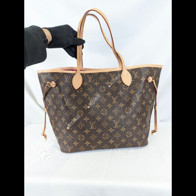 莉亞精品♡LV 老花Neverfull MM 九新美包-5