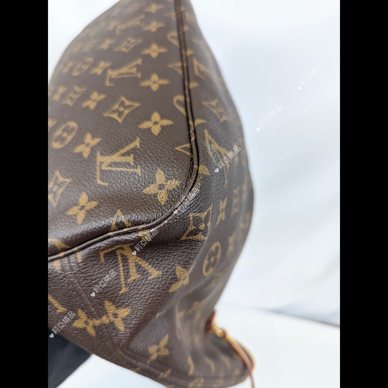 莉亞精品♡LV 老花Neverfull MM 九新美包-11
