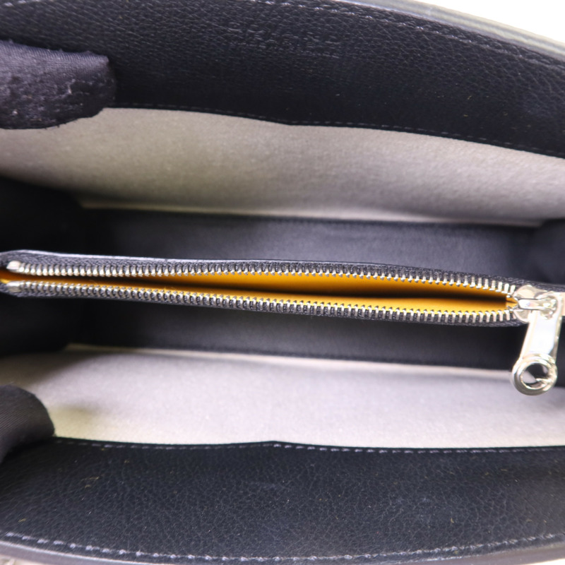 GOYARD 帆布Mini Rouette Souple Bag銀扣鏈帶肩背袋-5