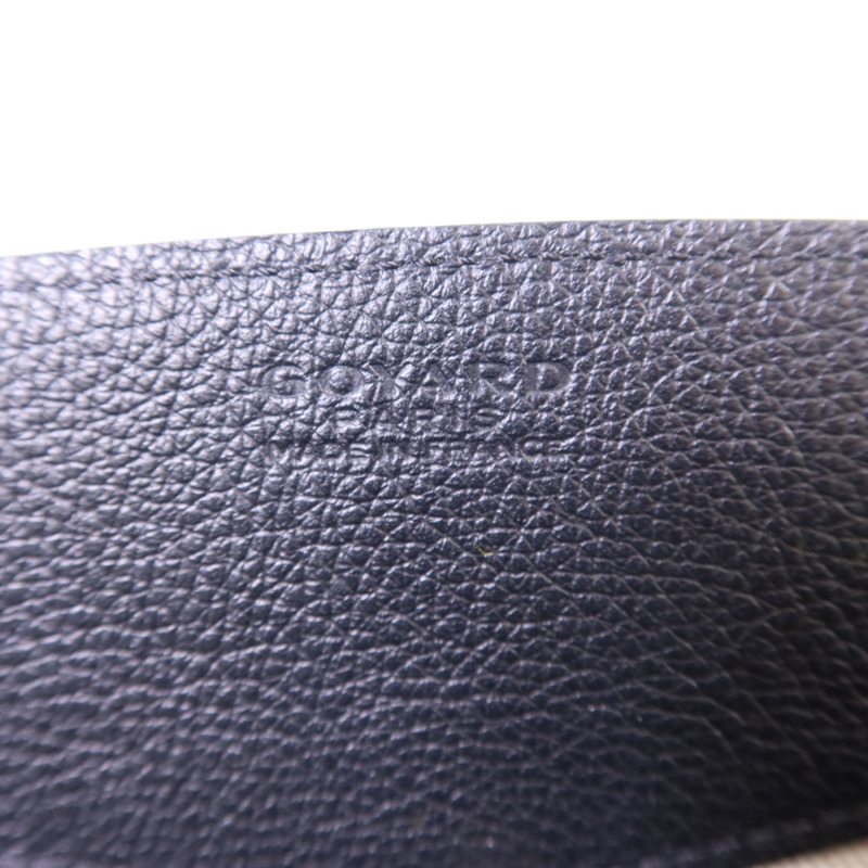 GOYARD 帆布Mini Rouette Souple Bag銀扣鏈帶肩背袋-6