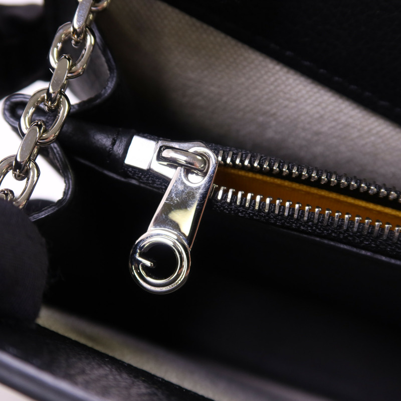 GOYARD 帆布Mini Rouette Souple Bag銀扣鏈帶肩背袋-8