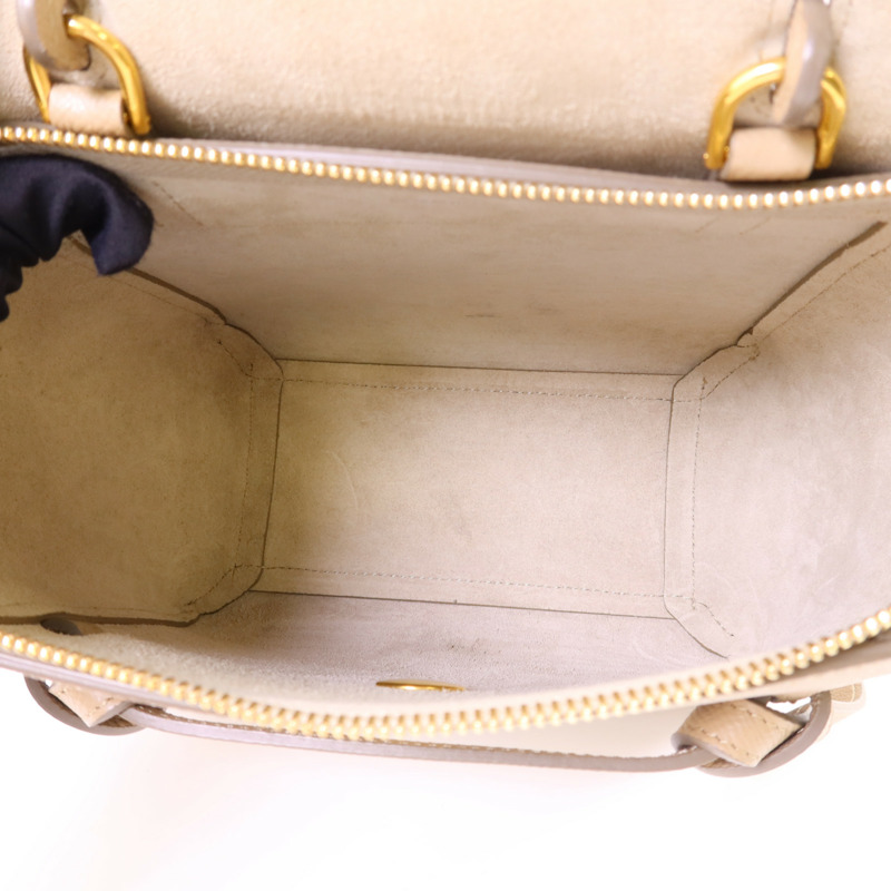 CELINE 牛皮皮革Belt Bag Nano金扣肩背袋-5