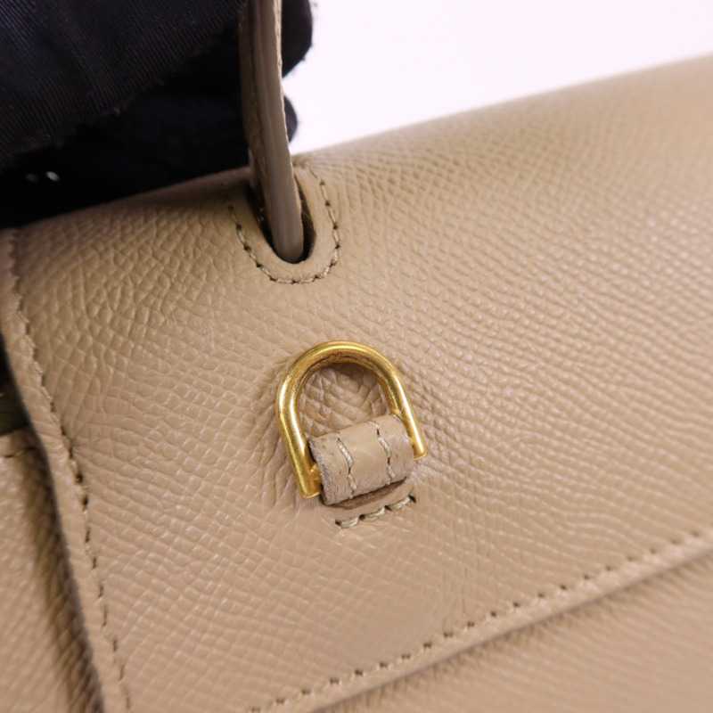 CELINE 牛皮皮革Belt Bag Nano金扣肩背袋-10