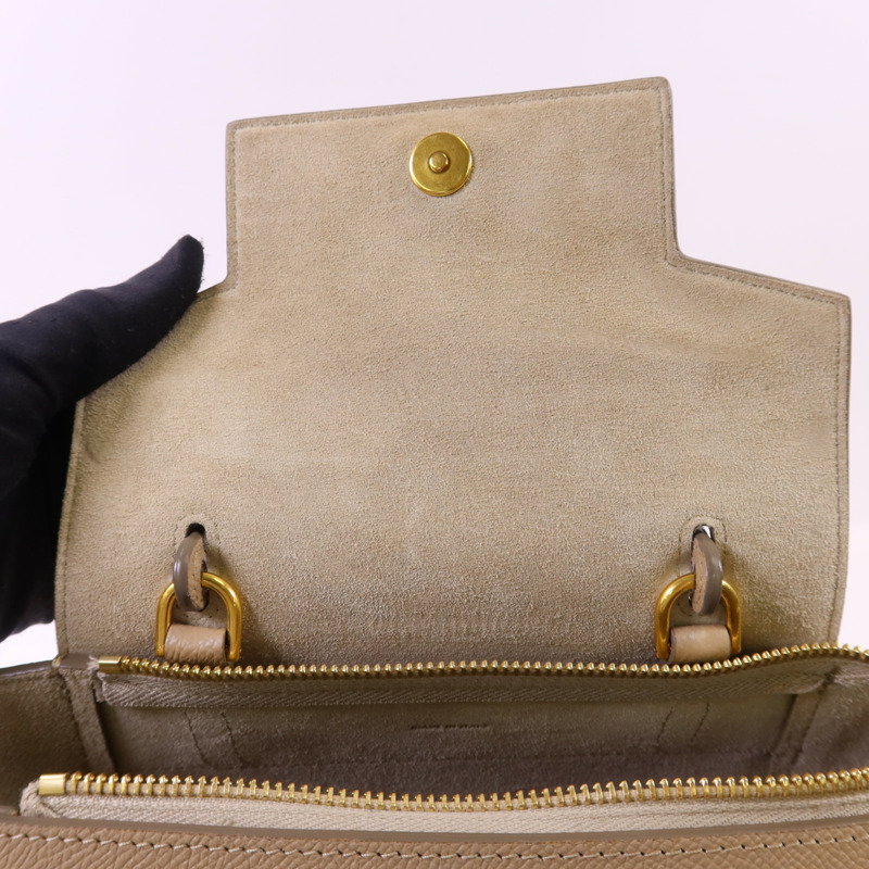 CELINE 牛皮皮革Belt Bag Nano金扣肩背袋-18