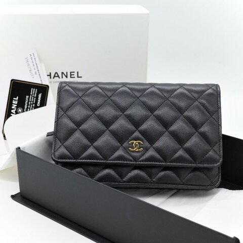 【CP 精選🌟小編推薦】Chanel 香奈兒 Classic Flap 18cm CF 黑色牛皮 菱格紋 金釦 鏈條包 鏈條錢包 斜挎包 單肩包