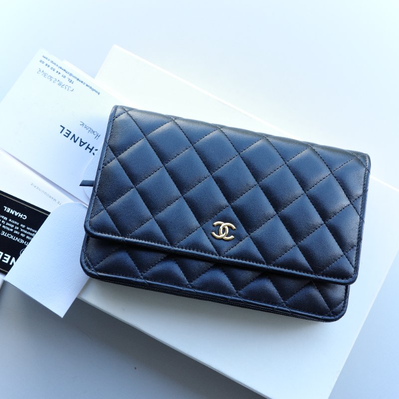 【CP 精選🌟小編推薦】Chanel 香奈兒 Classic Flap 18cm CF 黑色牛皮 菱格紋 金釦 鏈條包 鏈條錢包 斜挎包 單肩包-4