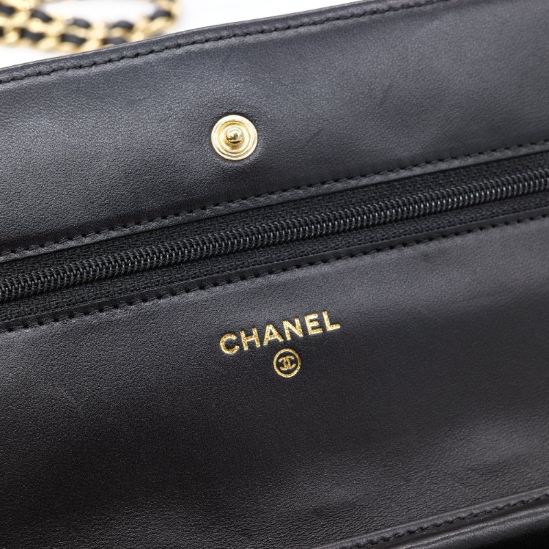 【CP 精選🌟小編推薦】Chanel 香奈兒 Classic Flap 18cm CF 黑色牛皮 菱格紋 金釦 鏈條包 鏈條錢包 斜挎包 單肩包-12