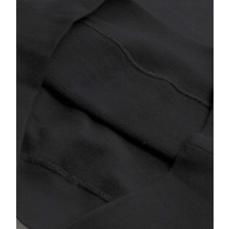 【AMI PARIS】Ami de Coeur Hoodie 重磅款 刺繡 棉質 連帽衛衣 大學T 帽T 全黑色 M-2