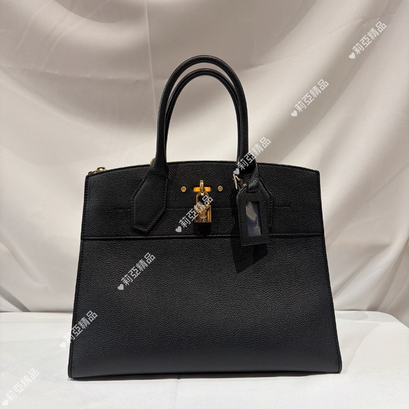 莉亞精品♡LV City Steamer MM 九新美包-4