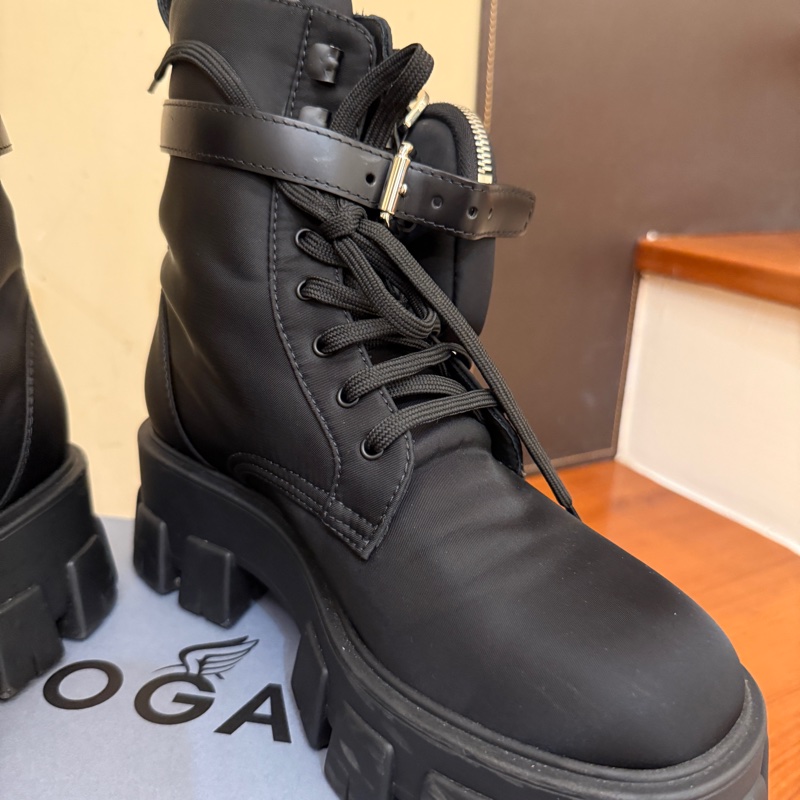 Prada 超帥中筒靴-7