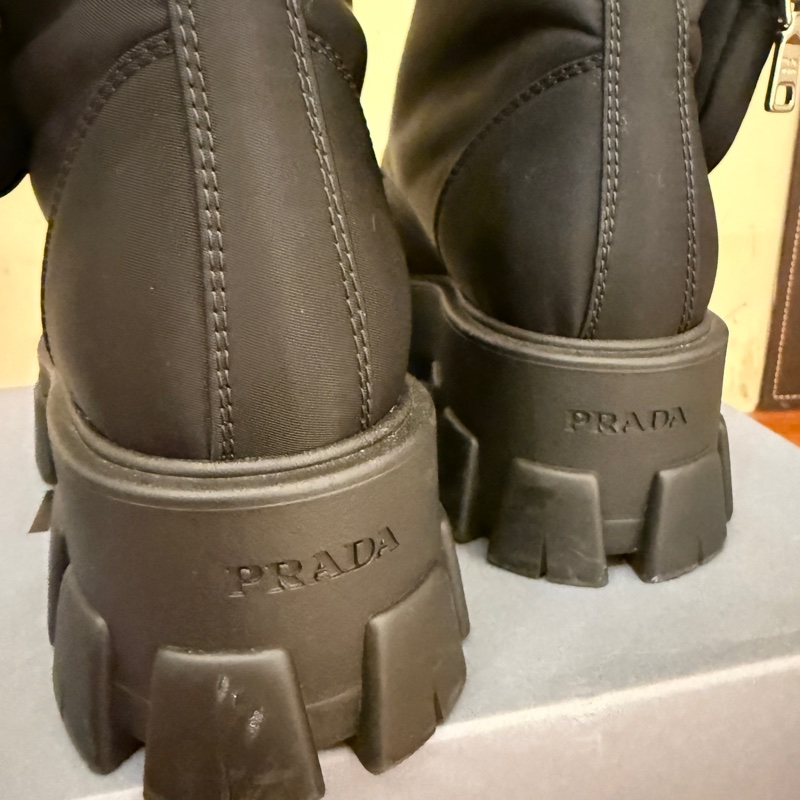 Prada 超帥中筒靴-8