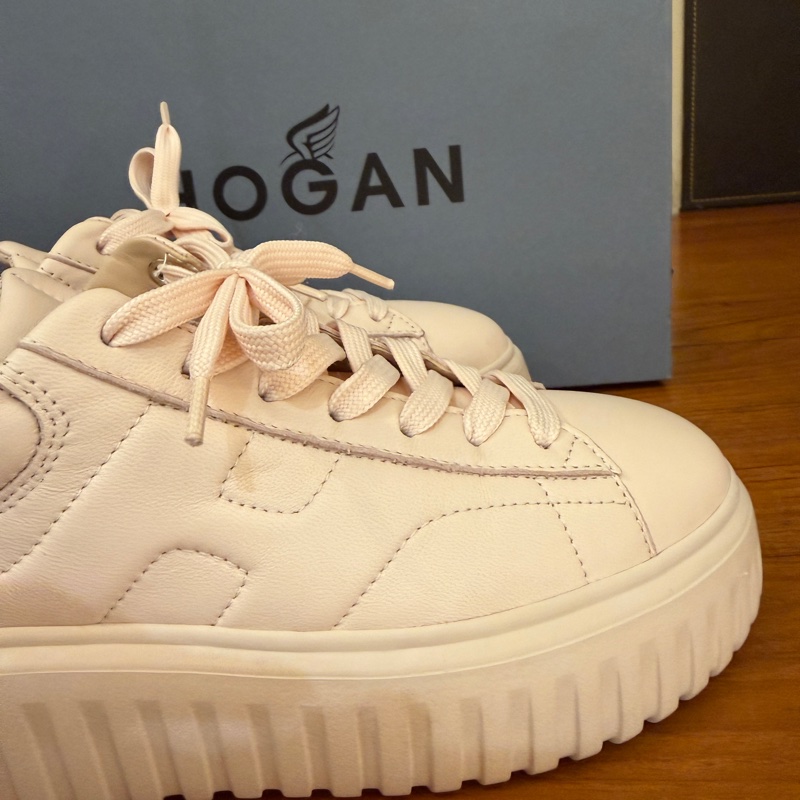Hogan 粉色h鞋子 38-6