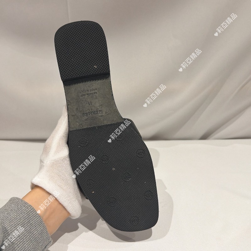 莉亞精品♡Hermes Oran拖鞋 黑 尺碼41 二手美品-5
