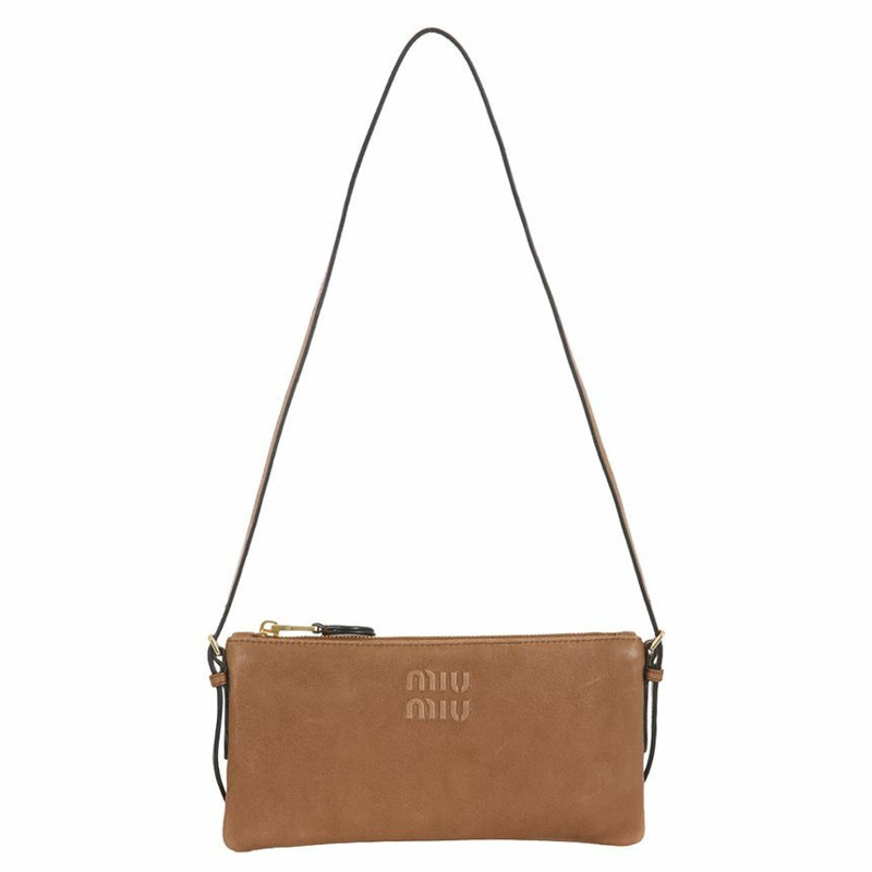 MIU MIU 納帕皮革斜背包 25FW 5NI007 AEFX F0316-2