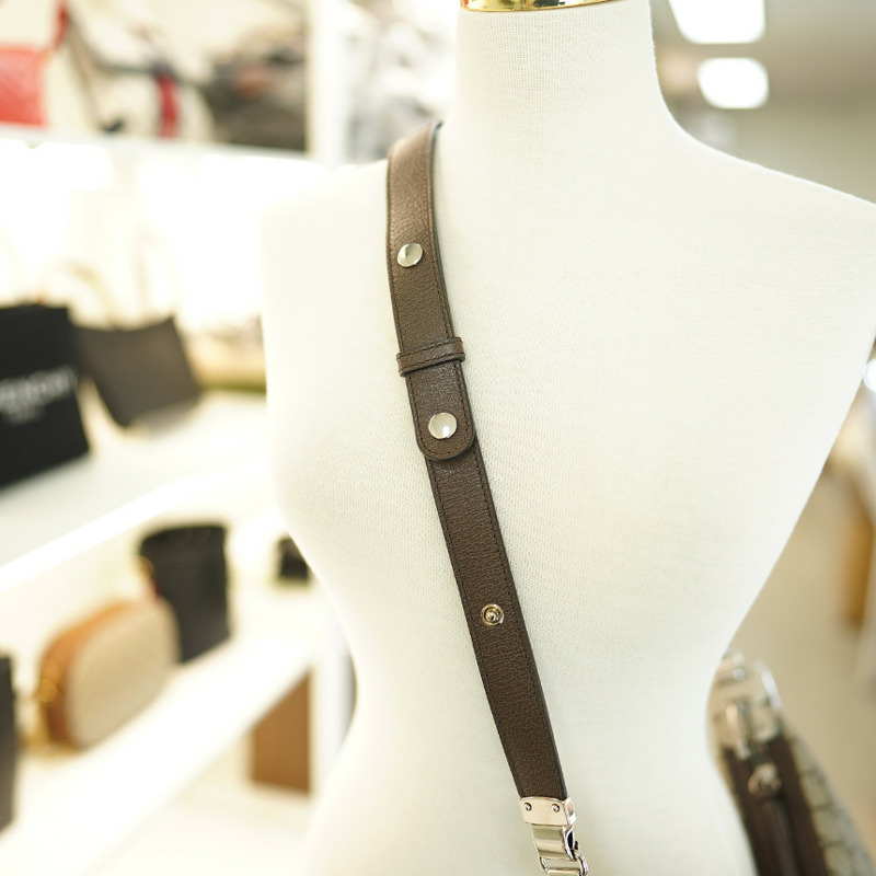 GUCCI 中型單肩包 702823 96GRN 4091 帆布 米色-21