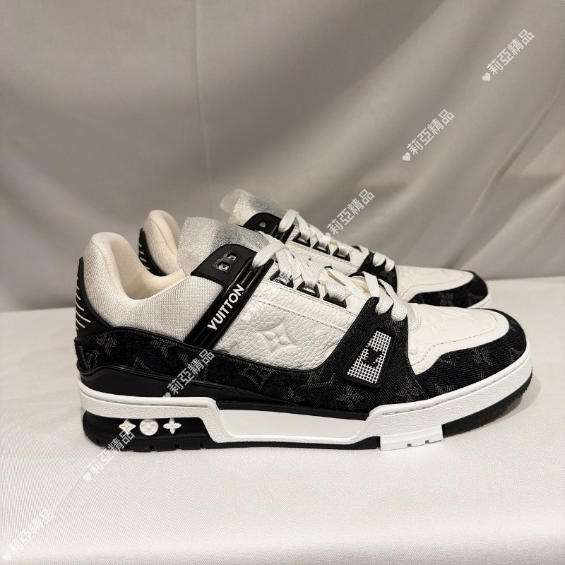 莉亞精品♡LV 黑牛仔Trainer 尺碼8 全新閒置-4