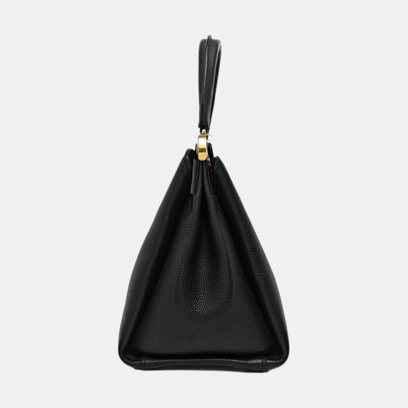 LOUIS VUITTON ASTRID黑色牛皮單肩包手提包斜挎包金色五金可拆卸肩帶-3