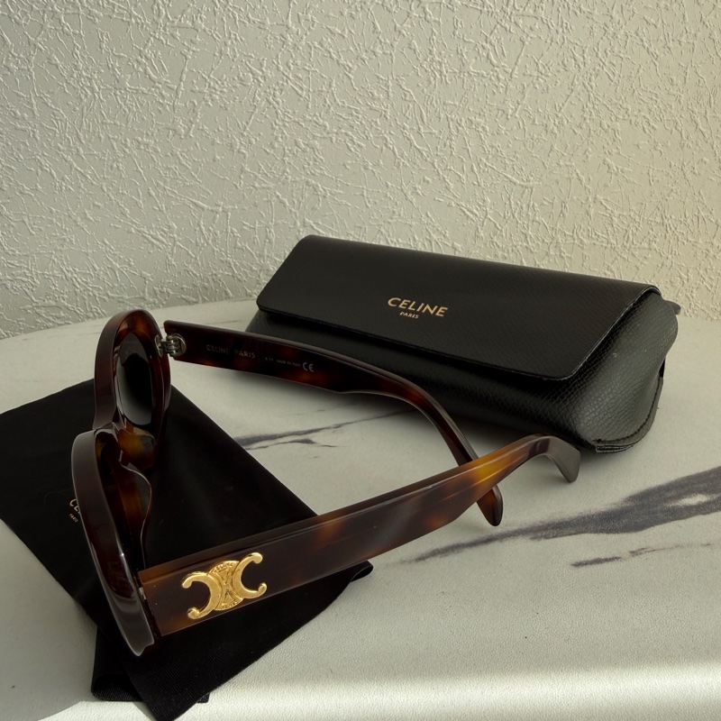 Celine 琥珀網美墨鏡🕶️-0