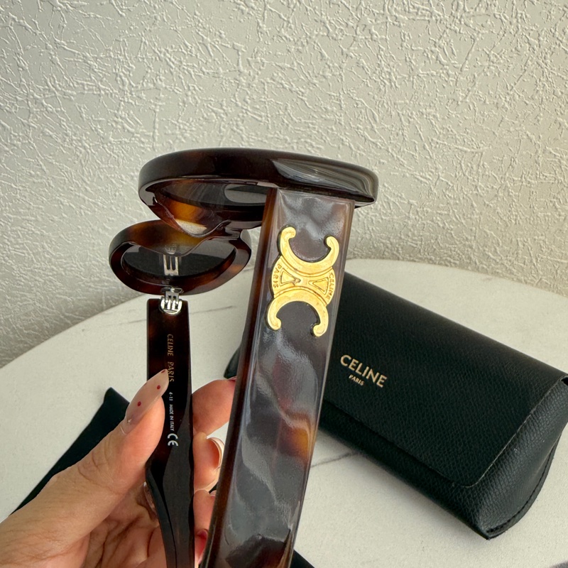 Celine 琥珀網美墨鏡🕶️-3