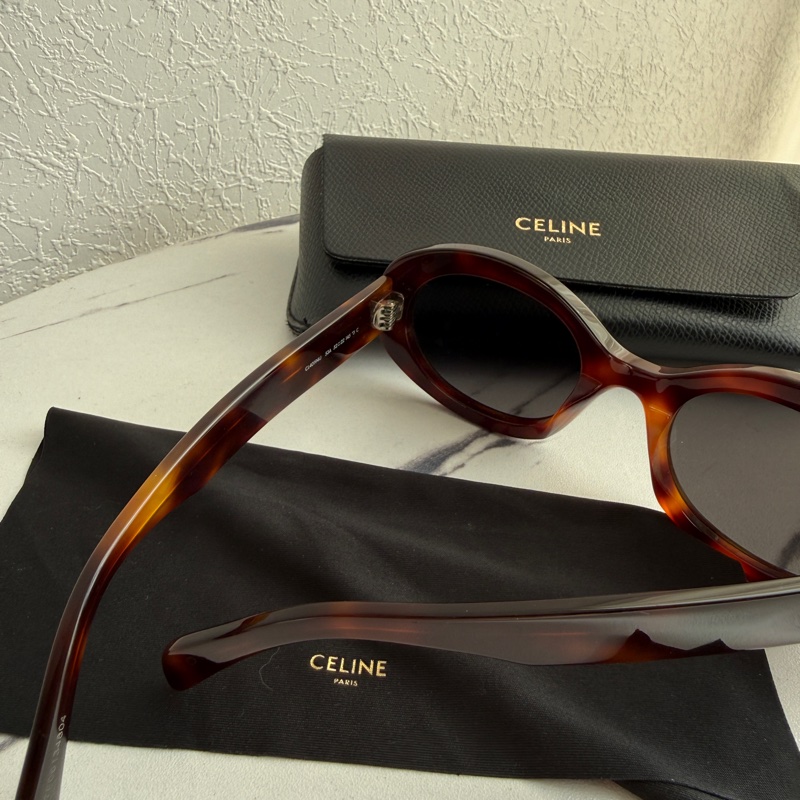 Celine 琥珀網美墨鏡🕶️-6