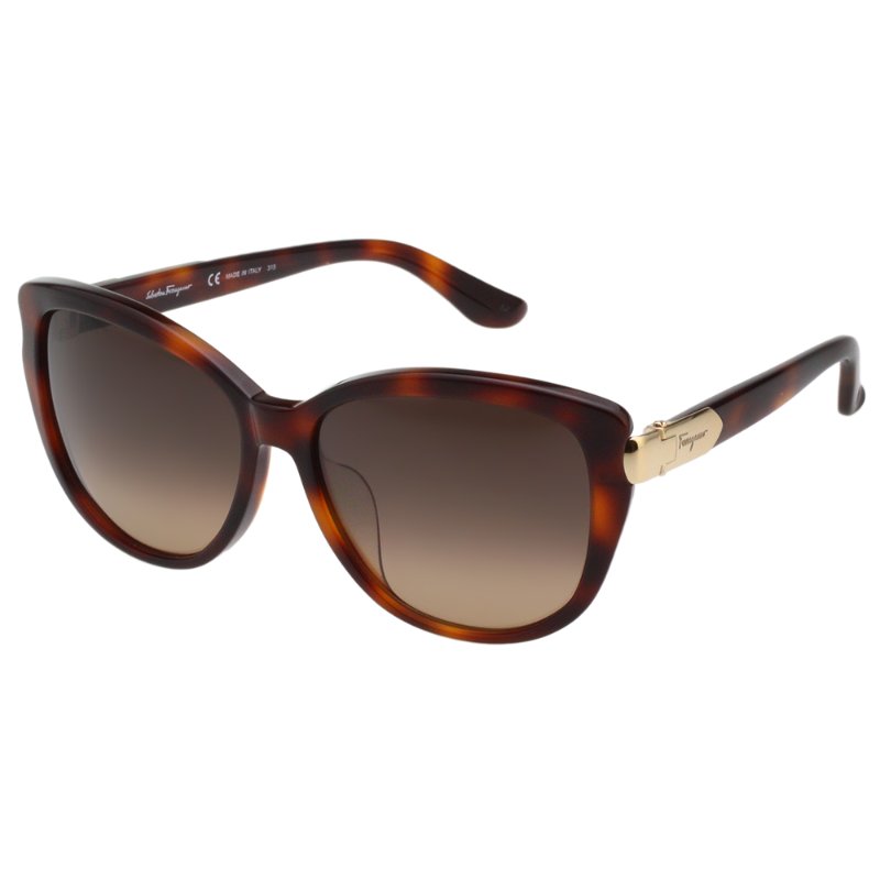Salvatore Ferragamo 太陽眼鏡 (淺琥珀)-0