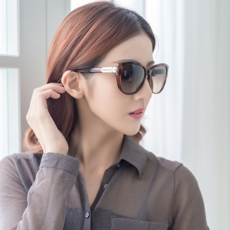 Salvatore Ferragamo 太陽眼鏡 (淺琥珀)-5