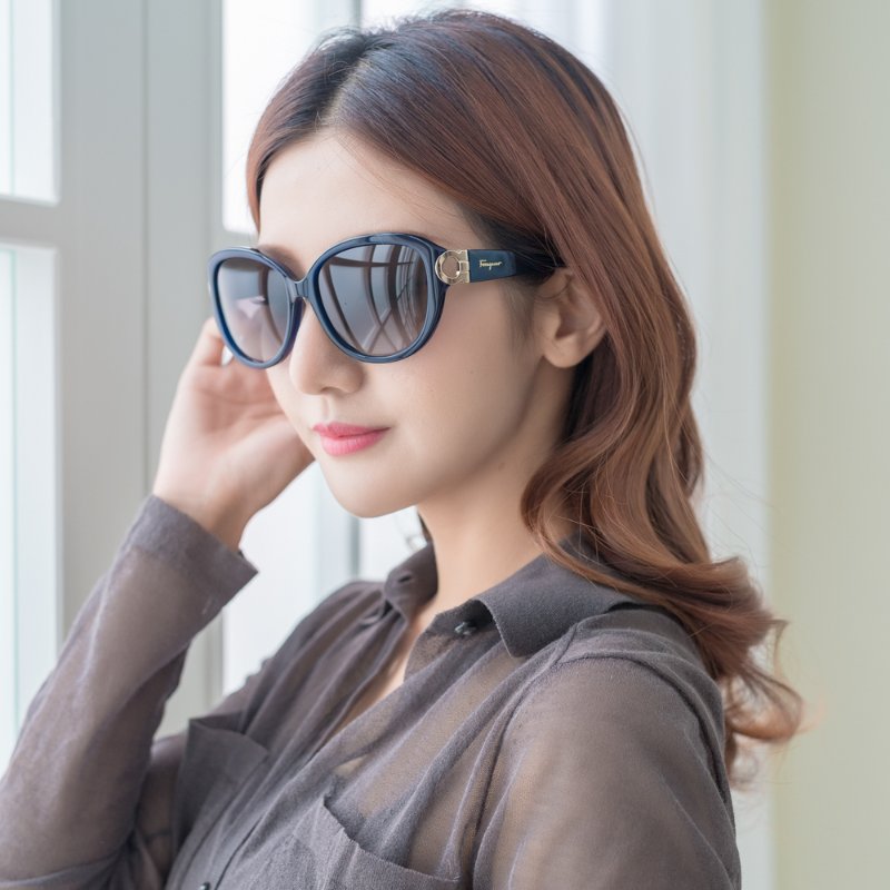 Salvatore Ferragamo太陽眼鏡（寶藍色）-7