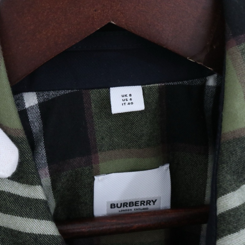 98新，巴寶莉女士風衣，UK8/38碼，深藍色，配件無-7