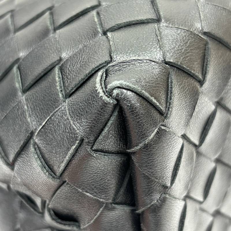 黑色 羊皮編織 Small Andiamo 兩用包【BOTTEGA VENETA BV 寶緹嘉】 766014-12