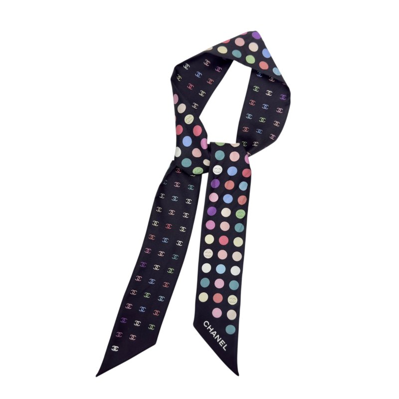 CHANEL CC Bandeau 絲巾-1