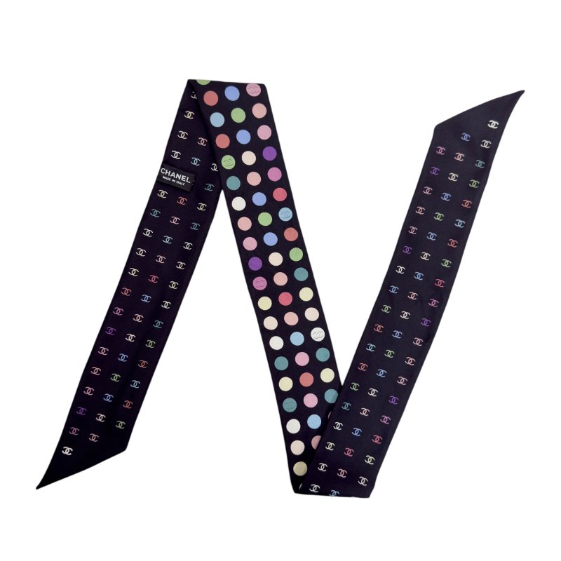 CHANEL CC Bandeau 絲巾-2