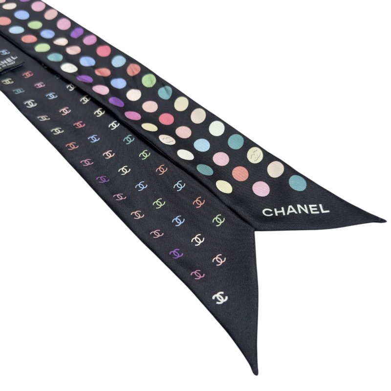 CHANEL CC Bandeau 絲巾-3