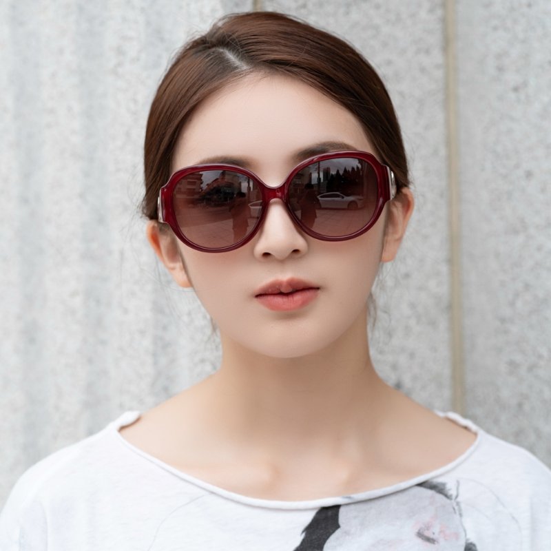 Salvatore Ferragamo太陽眼鏡（紅色）-4