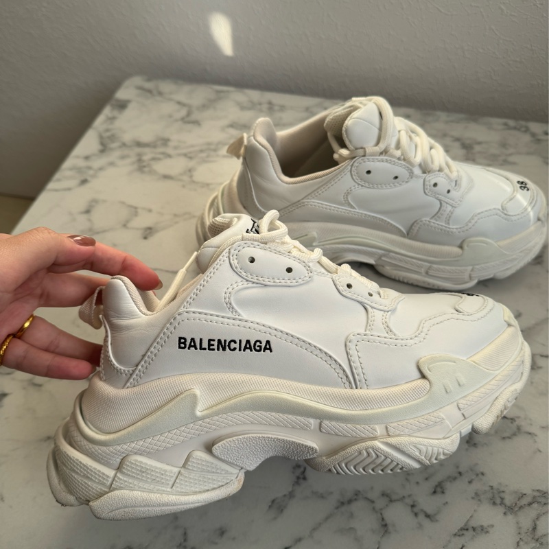 Balenciaga白色老爹鞋38號-5