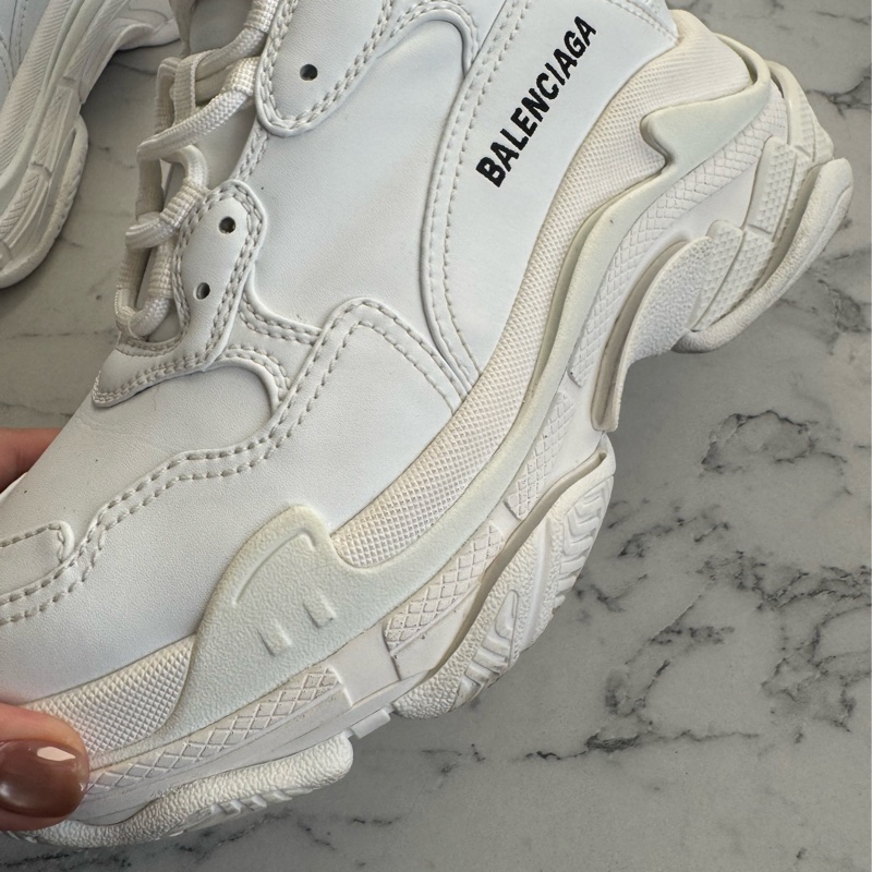 Balenciaga白色老爹鞋38號-10