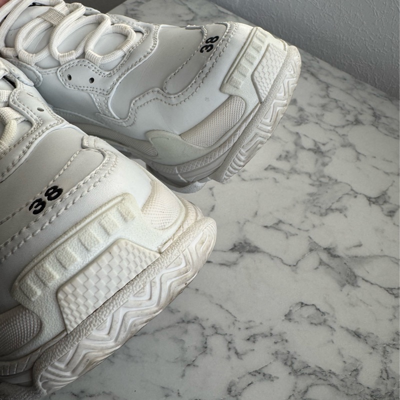Balenciaga白色老爹鞋38號-27