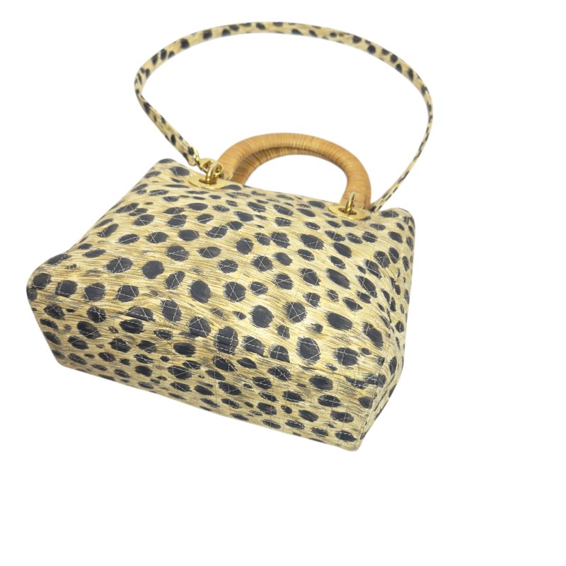 DIOR 中古 Lady Dior 戴妃包 五格 2用袋-10