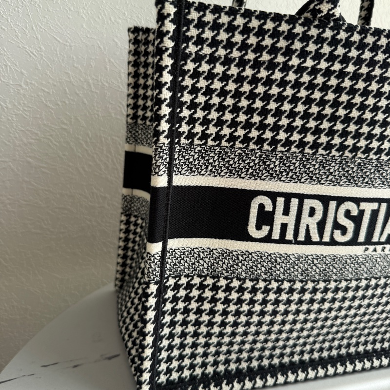 Dior 千鳥格紋托特包🥹🥹中款-2