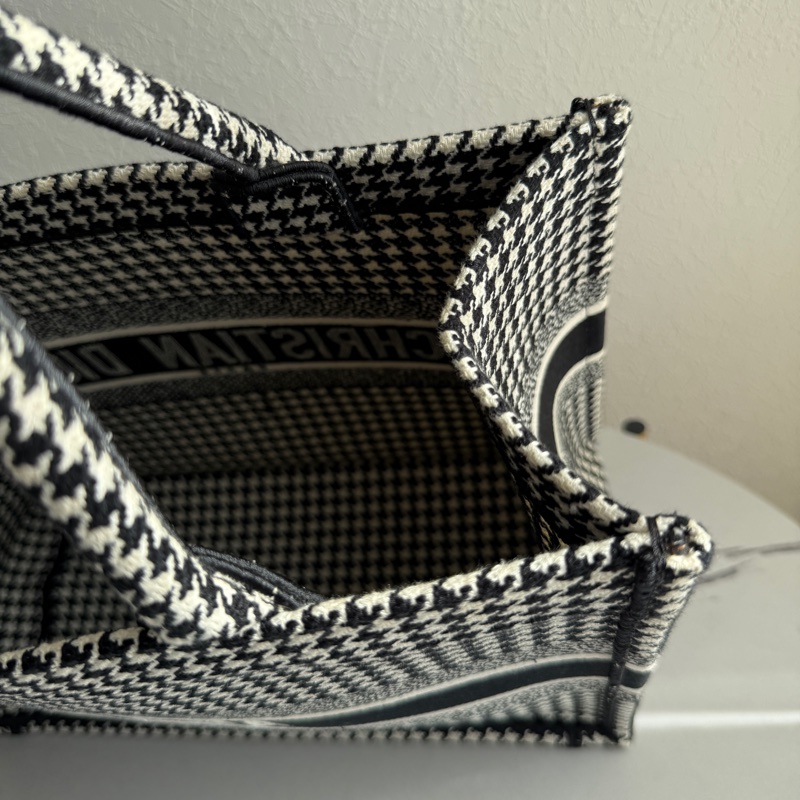 Dior 千鳥格紋托特包🥹🥹中款-9