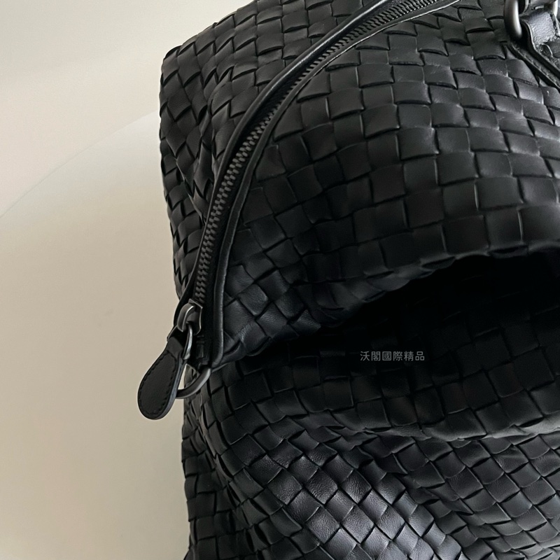 BV 小羊皮編織手提包/肩背包（三種不同的背法） 黑色-6