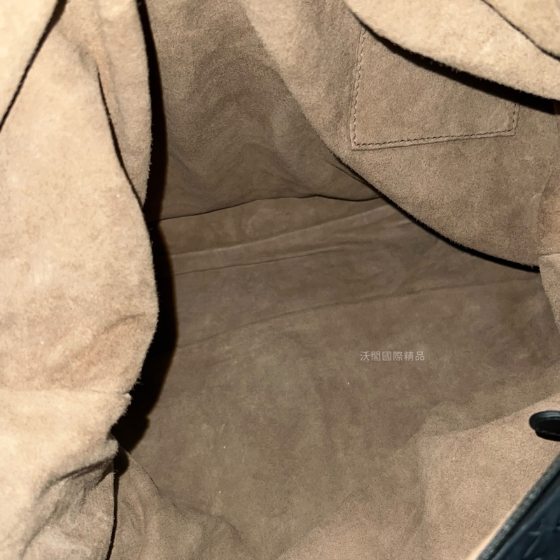 BV 小羊皮編織手提包/肩背包（三種不同的背法） 黑色-10