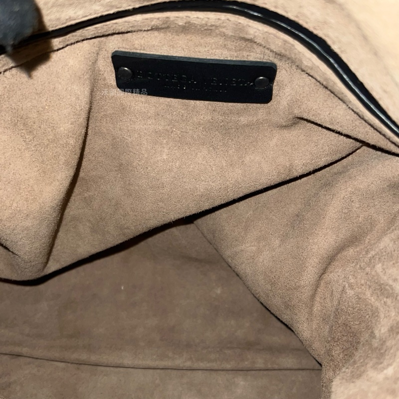 BV 小羊皮編織手提包/肩背包（三種不同的背法） 黑色-11