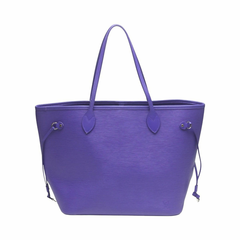 路易威登 Epi Neverfull MM 皮革手提包/單肩背包 M40883 無花果-1