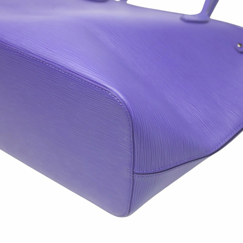 路易威登 Epi Neverfull MM 皮革手提包/單肩背包 M40883 無花果-6