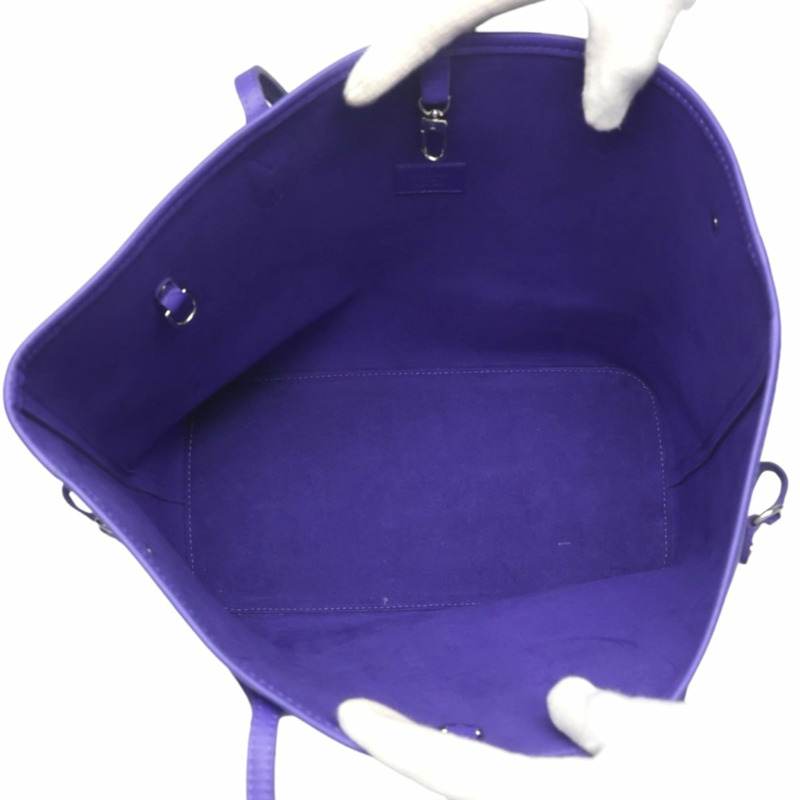 路易威登 Epi Neverfull MM 皮革手提包/單肩背包 M40883 無花果-11