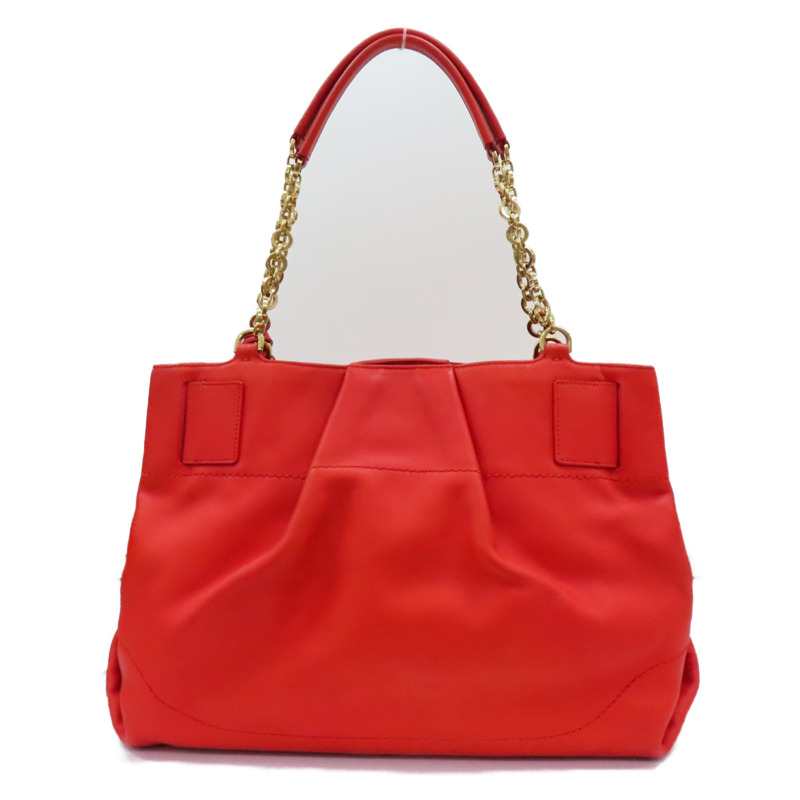 紅色牛皮 Gancini 肩背包【Salvatore Ferragamo 費拉格慕】-1