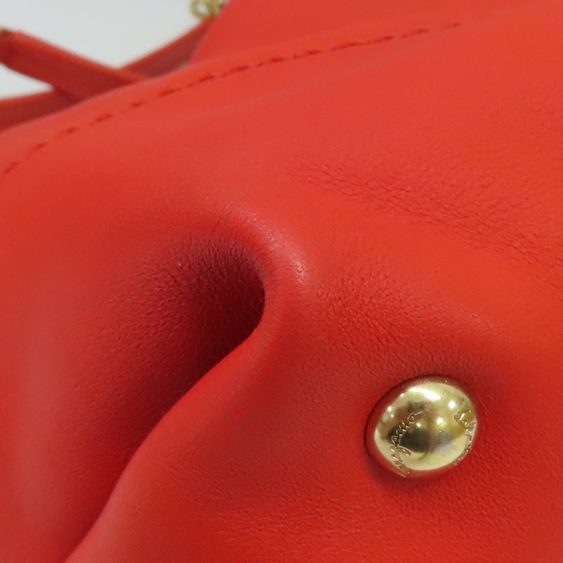 紅色牛皮 Gancini 肩背包【Salvatore Ferragamo 費拉格慕】-10