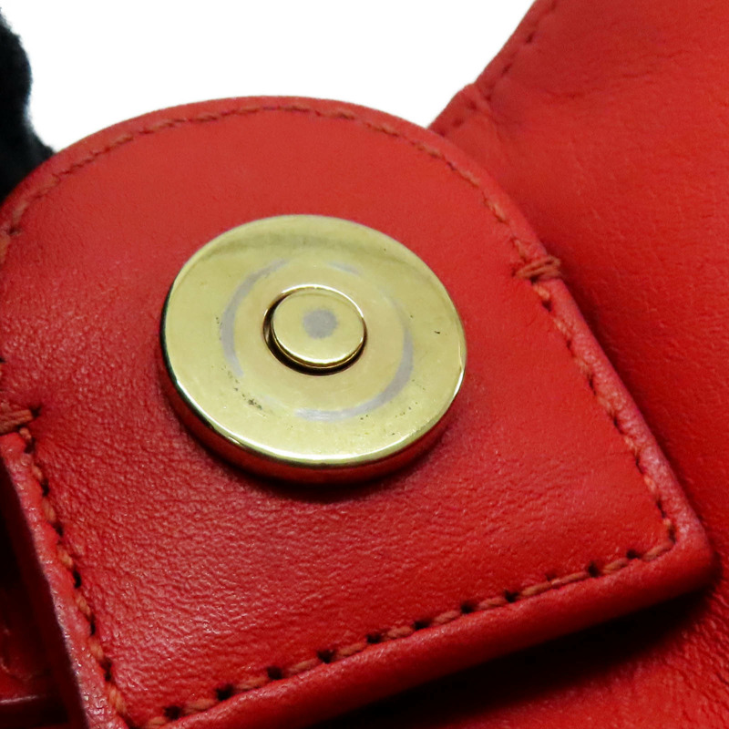 紅色牛皮 Gancini 肩背包【Salvatore Ferragamo 費拉格慕】-16