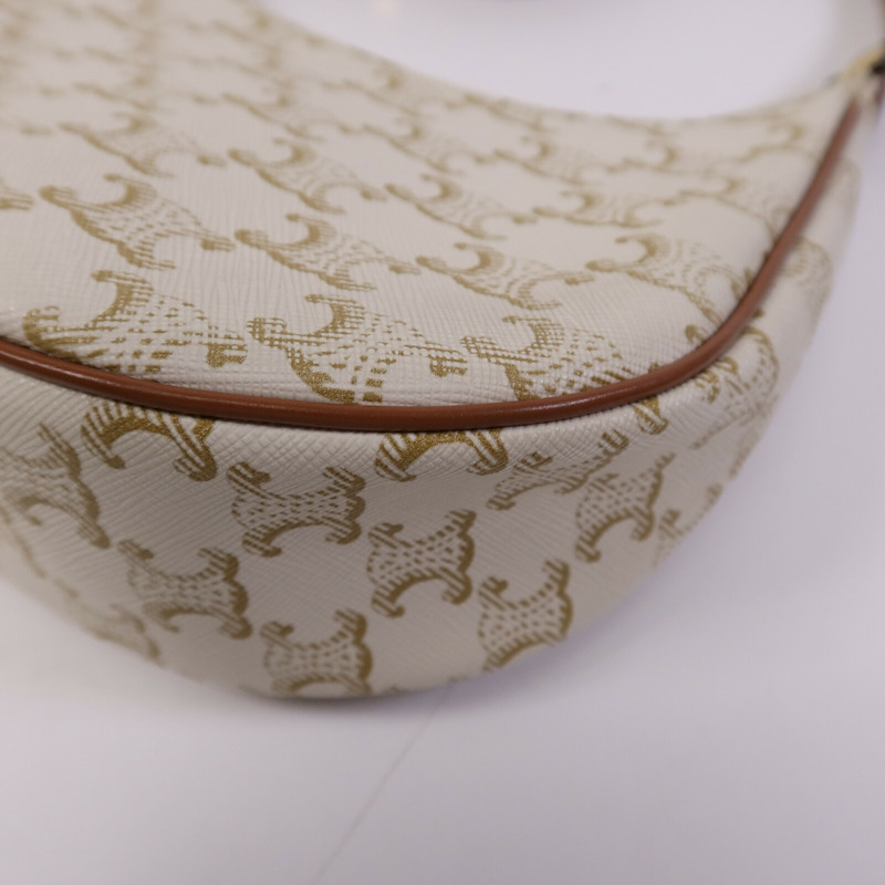 CELINE 塗層帆布Ava金扣肩背袋-9