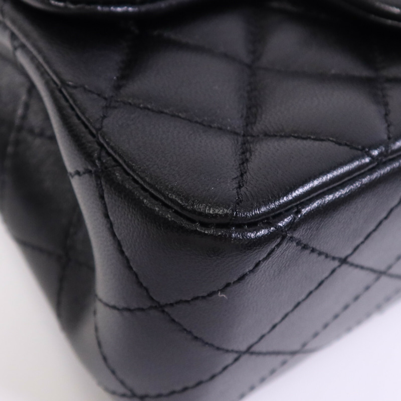 CHANEL 羊皮皮革Gold Ball金扣鏈帶手挽袋-12